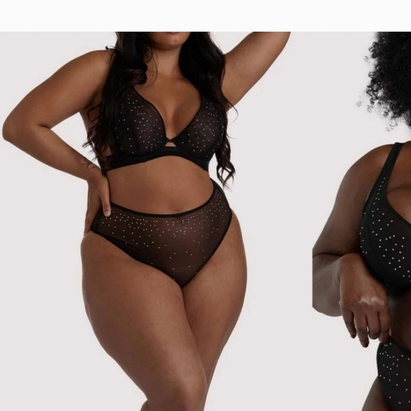 🍁🍂Like new Playful promises 44DD BRA 1X Thng  44dd G STUDDED - Picture 3 of 8